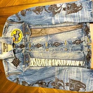 Cult Of Individuality Mens designer jean jacket. Brand New with original tag’s!